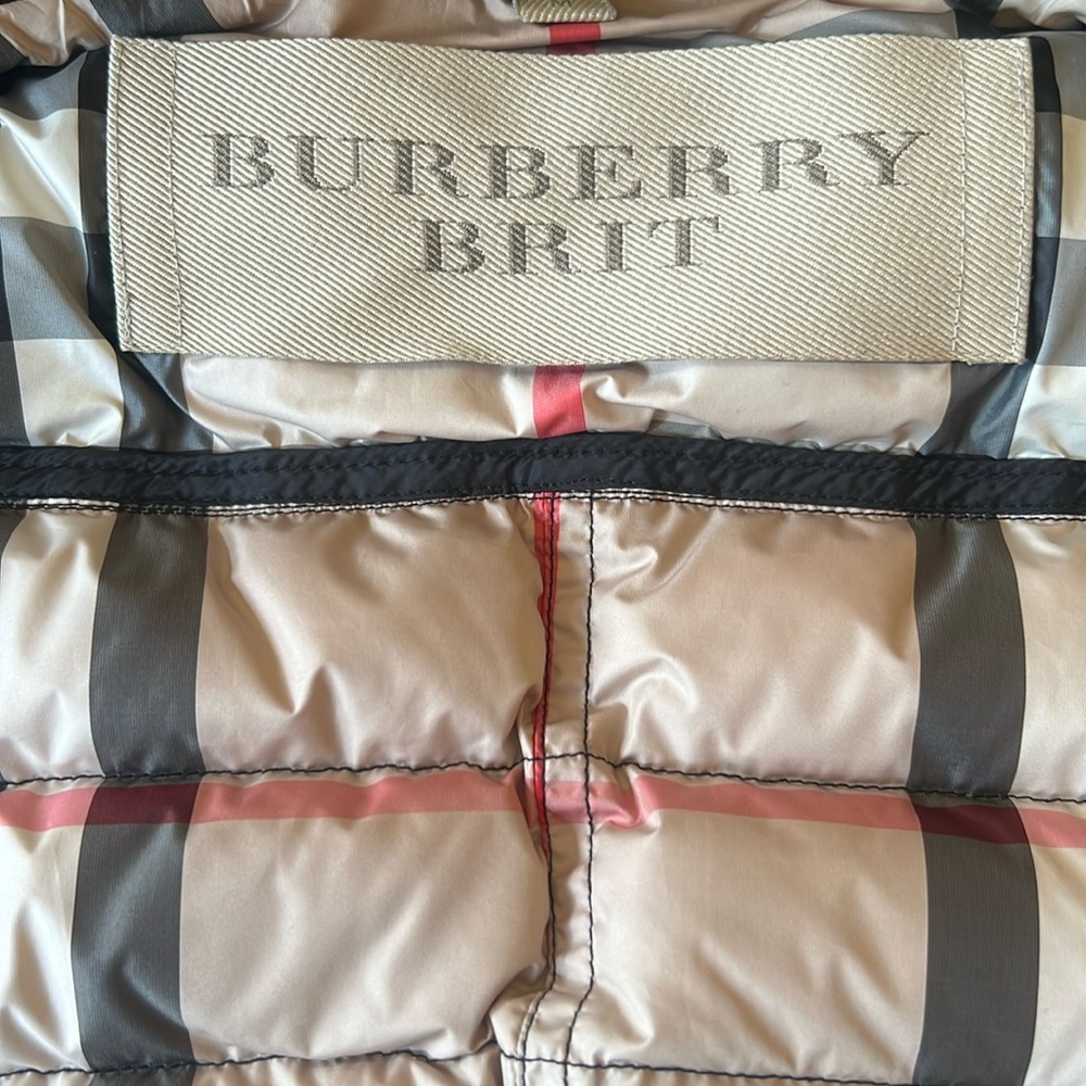 Women’s Black Burberry Vest
